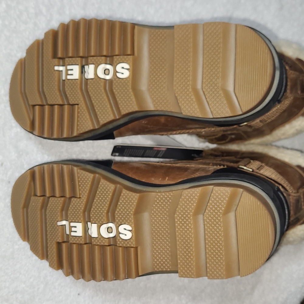 SOREL Tivoli IV Parc Waterproof Leather Snow Boots Size 5.5 Women's - Picture 7 of 13